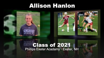 Allison Hanlon Soccer Recruitment Video – Class of 2021