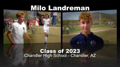 Milo Landreman Soccer Recruitment Video – Class of 2023